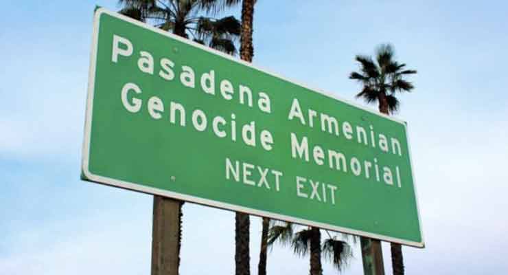 Le maire de Pasadena (Californie) a déclaré le 24 avril Jour de commémoration du génocide arménien