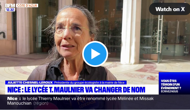 Le lycée niçois Thierry-Maulnier bientôt renommé « Mélinée et Missak Manouchian »