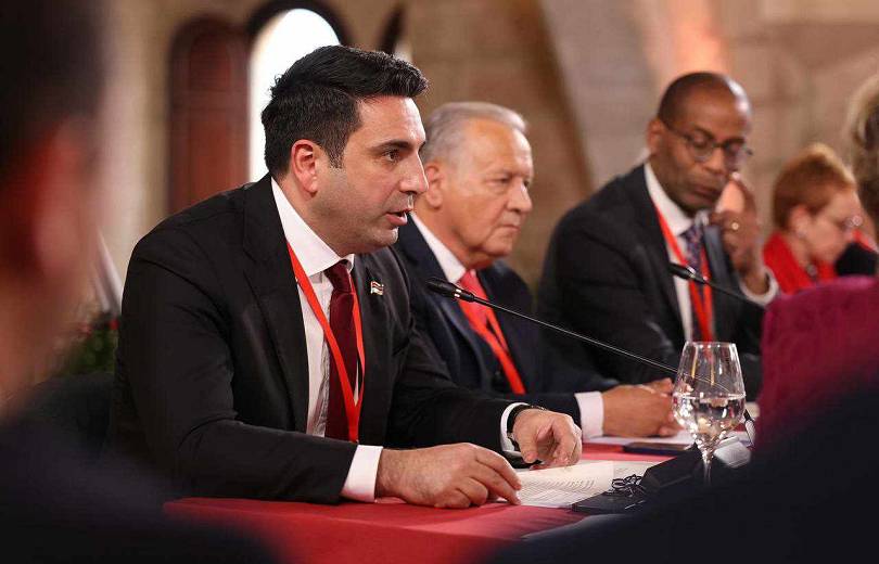 Alen Simonyan : Pour la première fois, l’Arménie participe à la conférence des présidents de parlements des États membres de l&rsquo;UE