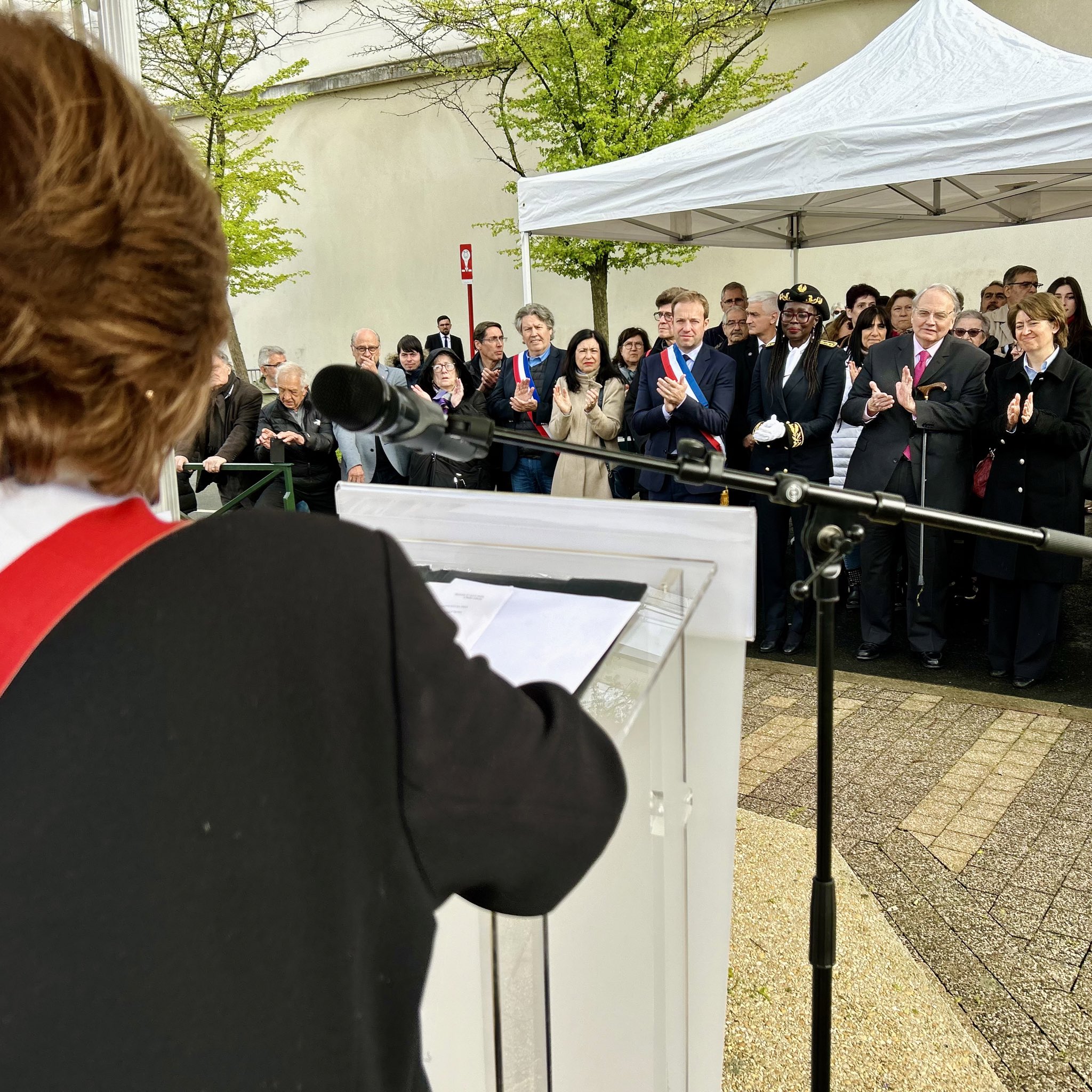 Une cérémonie  organisée avec JD. Berger , H.Tolmajian et JL. Bourlanges