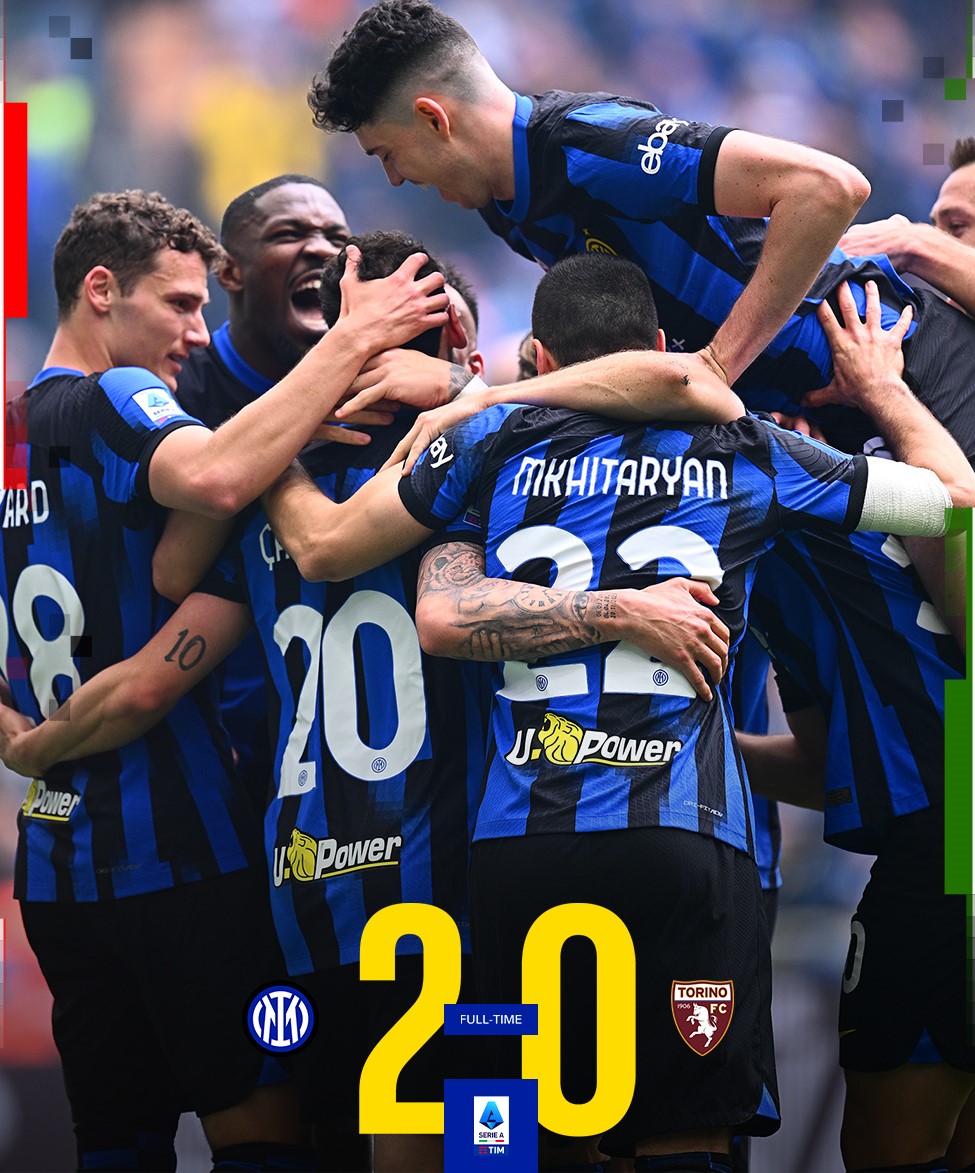 L&rsquo;Inter Milan s’est imposé 2-0 face au Torino, l’Arménien Henrikh Mkhitaryan a fait une passe décisive au Turc Hakan Çalhanoğlu