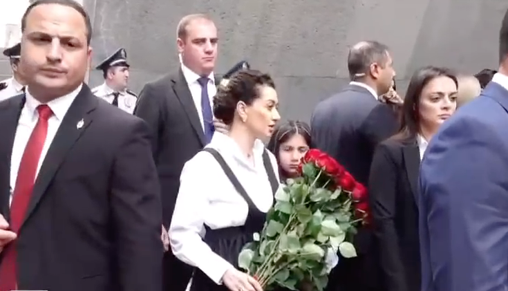 Des poursuites vont être engagées contre l’une des personnes qui avaient pris à partie Mme Pachinian le 24 avril