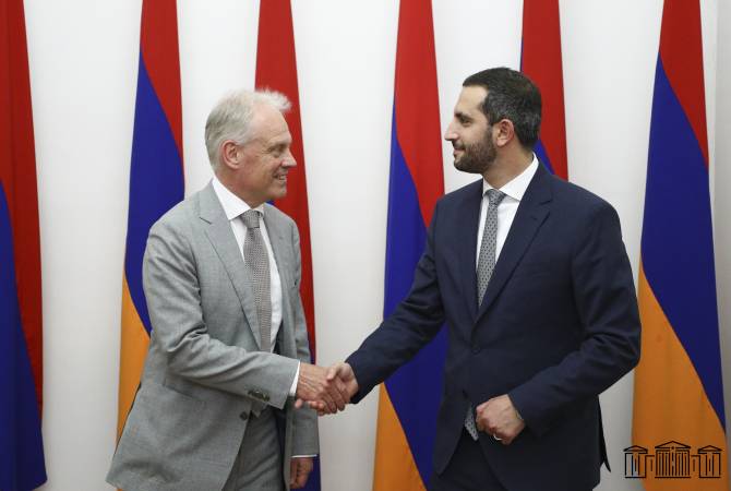 Ruben Rubinyan et Jan Coopman ont discuté des mesures visant à renforcer les relations entre l&rsquo;Arménie et l&rsquo;UE
