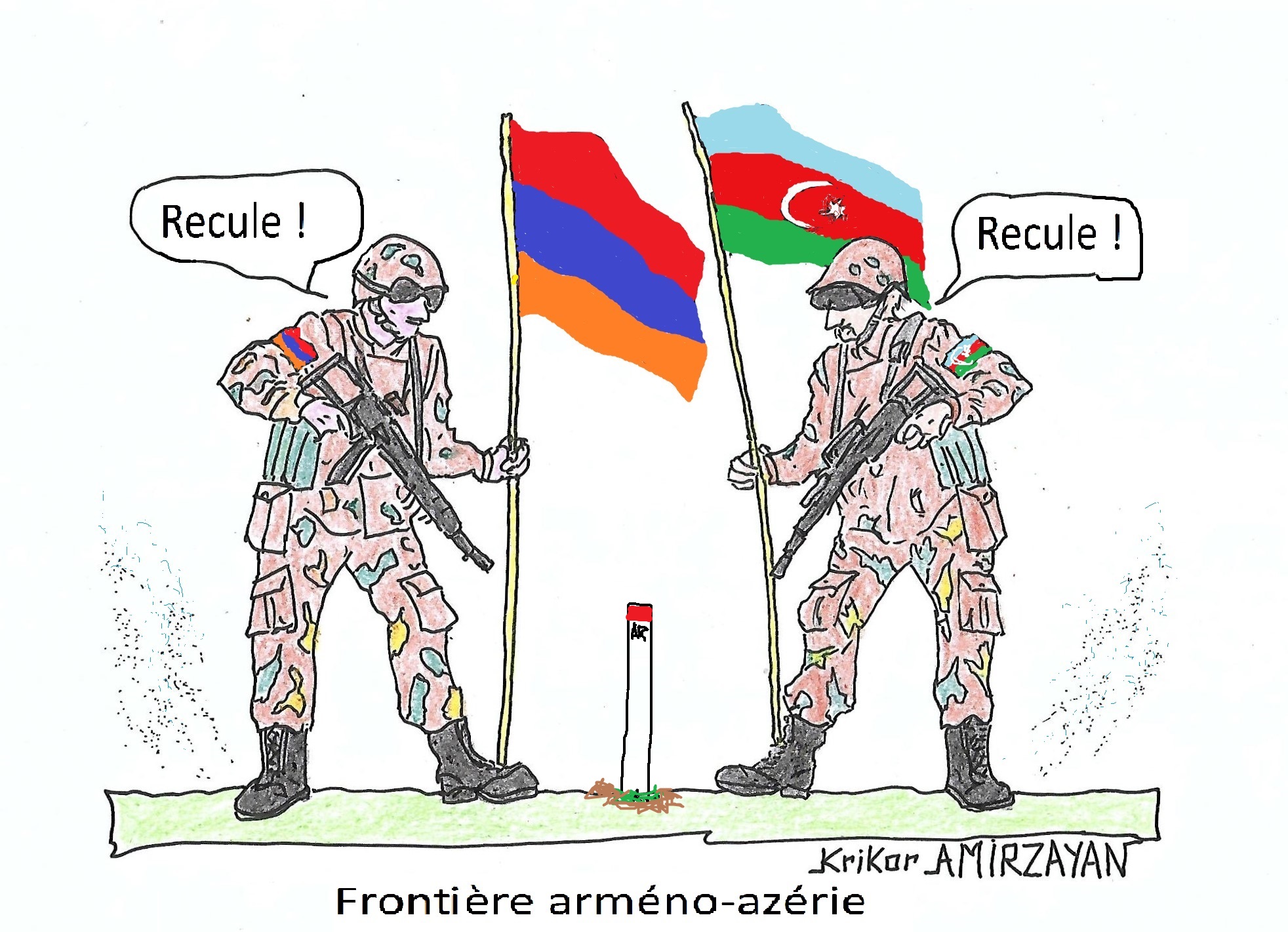 Pas un seul millimètre de notre territoire souverain ne peut être concédé, mais il s’agit de refaire la frontière affirme Pachinian