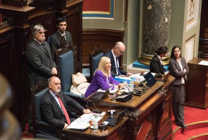 Le Sénat de l&rsquo;Uruguay a voté à l&rsquo;unanimité en faveur du projet de loi déclarant le 24 avril Journée commémorative du génocide arménien