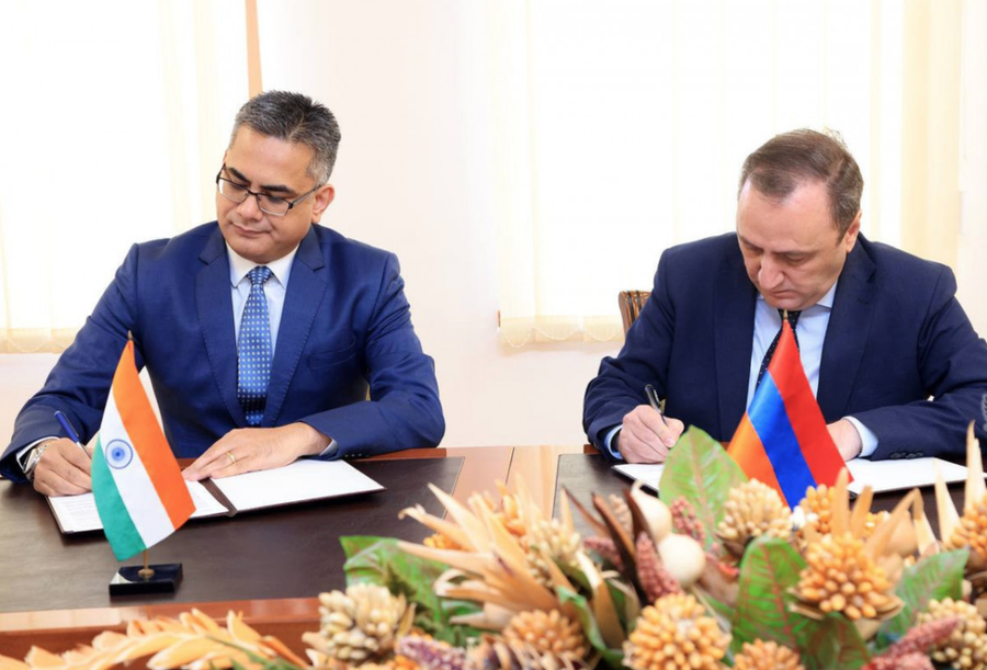 L&rsquo;Arménie et l&rsquo;Inde tiennent leurs premières consultations sur la défense