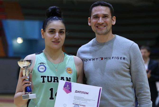 La joueuse de l&rsquo;équipe féminine arménienne de basket-ball est devenue championne du Kazakhstan…avec « Turan »