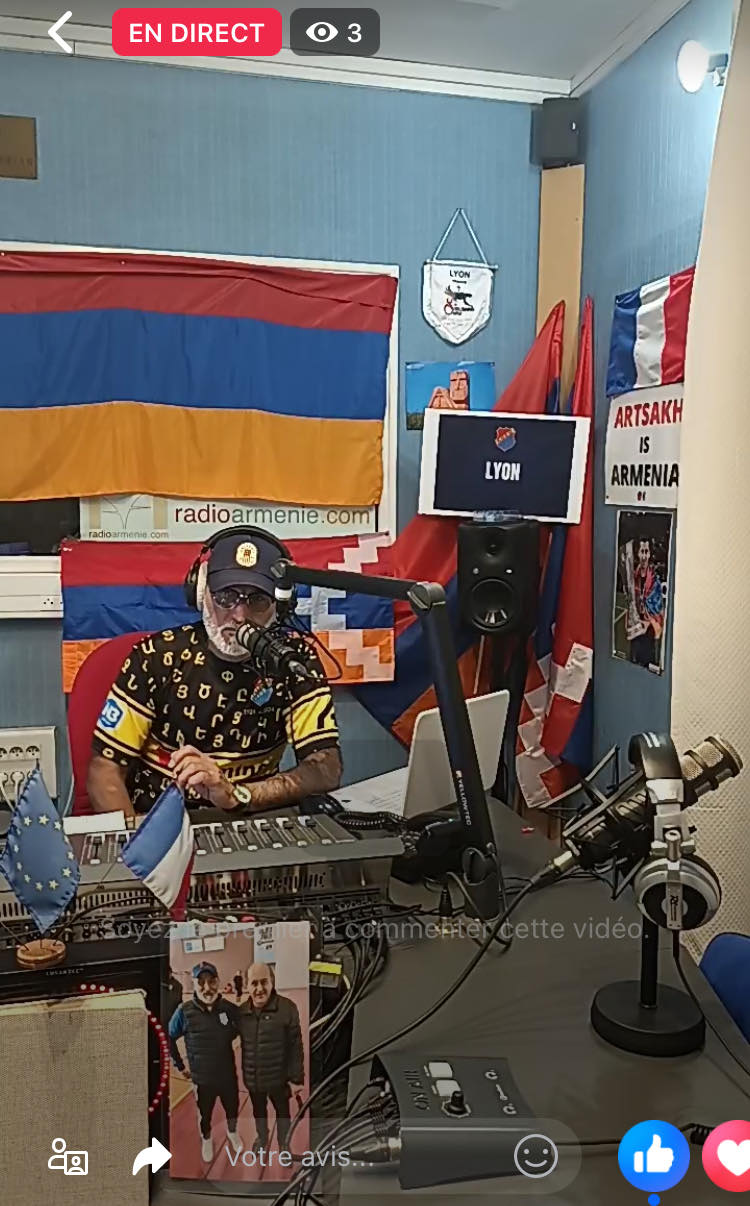 Radio Arménie, émission Sport consacré aux news sportives arméniennes et au Tournoi de l&rsquo;UGA Lyon Ardziv Marseille à l&rsquo;occasion de son 100e anniversaire