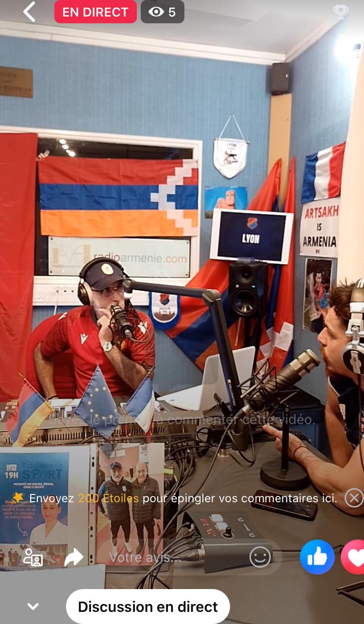Monica Arzumian championne de karaté était l&rsquo;invitée de l&rsquo;émission Sport de Radio Arménie ce lundi 27 mai