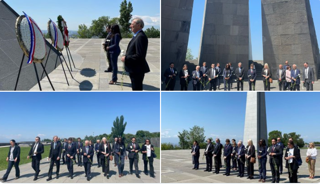 Ce n’est non sans 1 certaine émotion q j’ai visité le Mémorial de Tsitsernakaberd hier &
