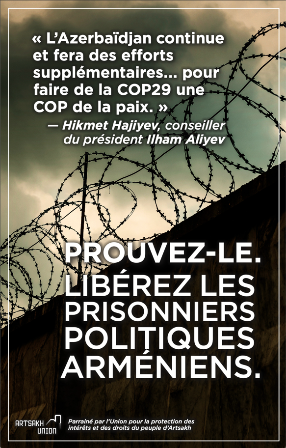 COP29 : campagne pour la libération des prisonniers