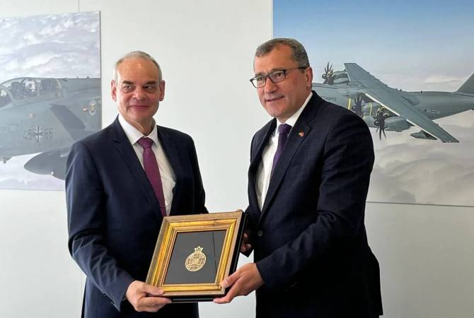 L&rsquo;Arménie et l&rsquo;Allemagne ont conclu des accords de coopération militaro-technique et militaro-technologique