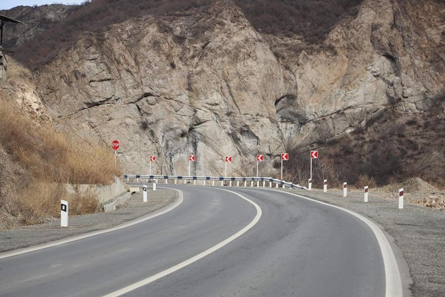 La route Vanadzor-Alaverdi-Ayrum-Bagratashen est praticable uniquement pour les voitures particulières