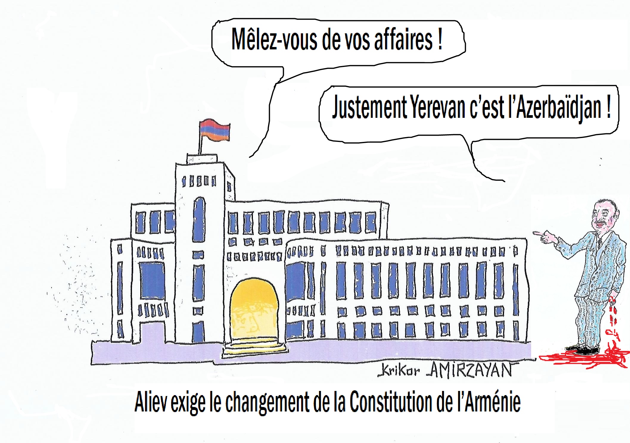 Selon Bakou l’Azerbaïdjan a le droit d&rsquo;exiger que les dispositions de la Constitution de l&rsquo;Arménie soient modifiées