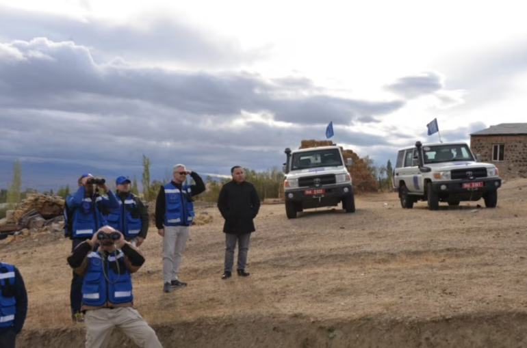 Les observateurs de l&rsquo;UE n&rsquo;ont enregistré aucun mouvement ou incident inhabituel à la frontière arméno-azerbaïdjanaise