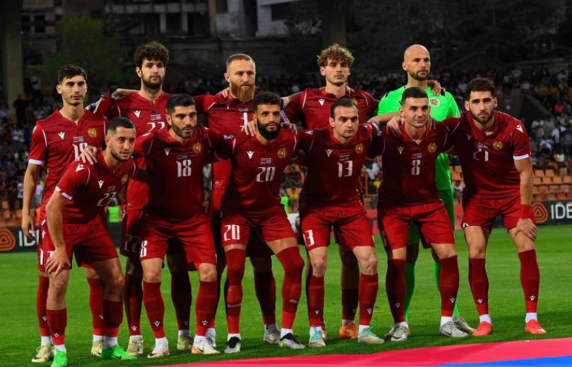 L’équipe nationale de football d’Arménie est classée à la 96e place par la FIFA