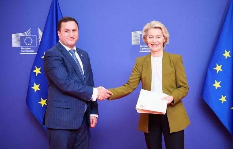 Tigran Balayan a transmis le message du Premier ministre d&rsquo;Arménie à la présidente de la Commission européenne Ursula von der Leyen