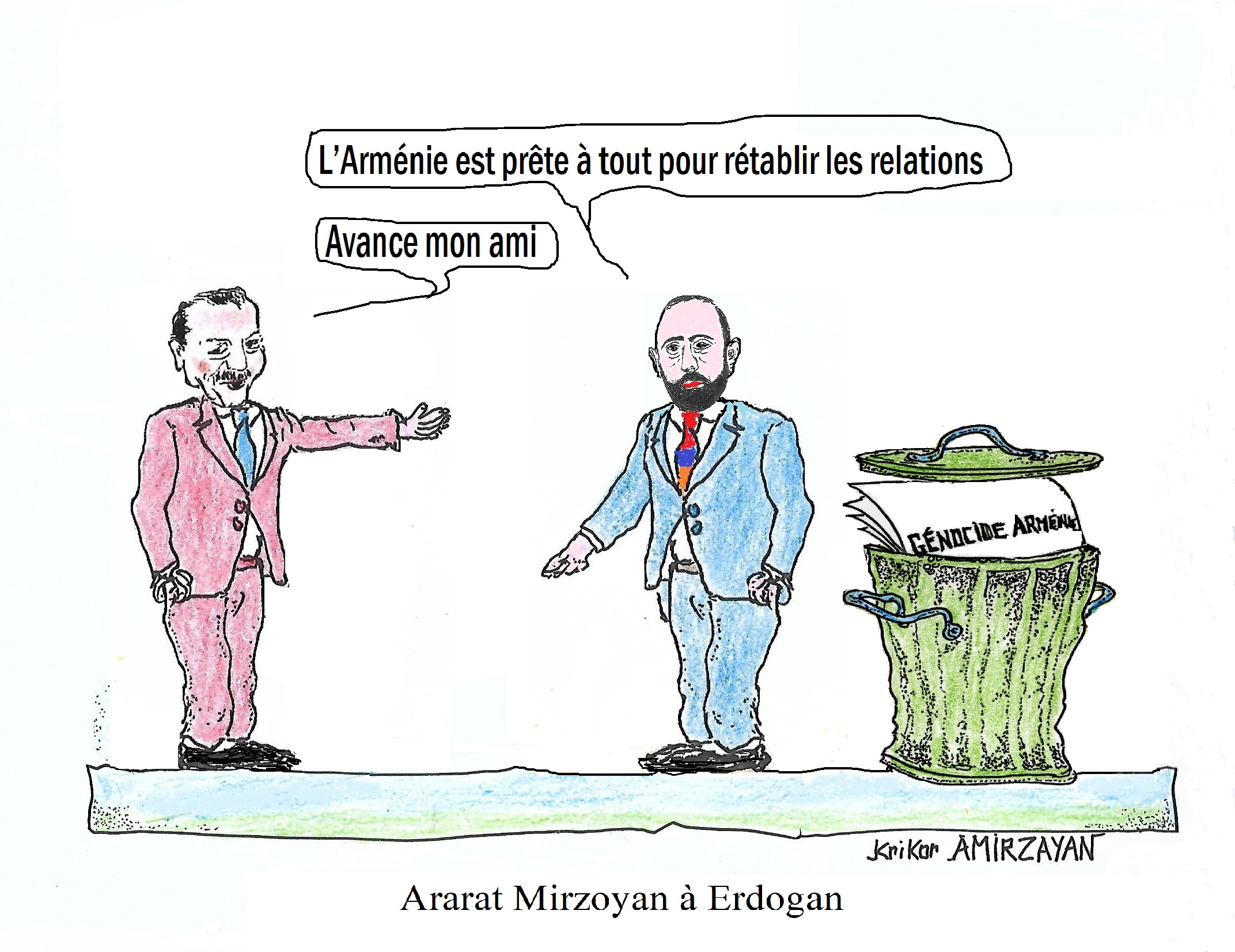 L&rsquo;Arménie est prête à rétablir pleinement ses relations avec la Turquie affirme Ararat Mirzoyan le chef de la diplomatie arménienne