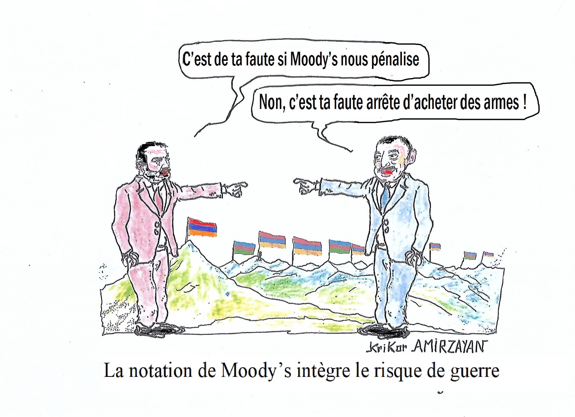 Moody&rsquo;s affirme que la possibilité d’une nouvelle escalade entre l’Azerbaïdjan et l’Arménie demeure