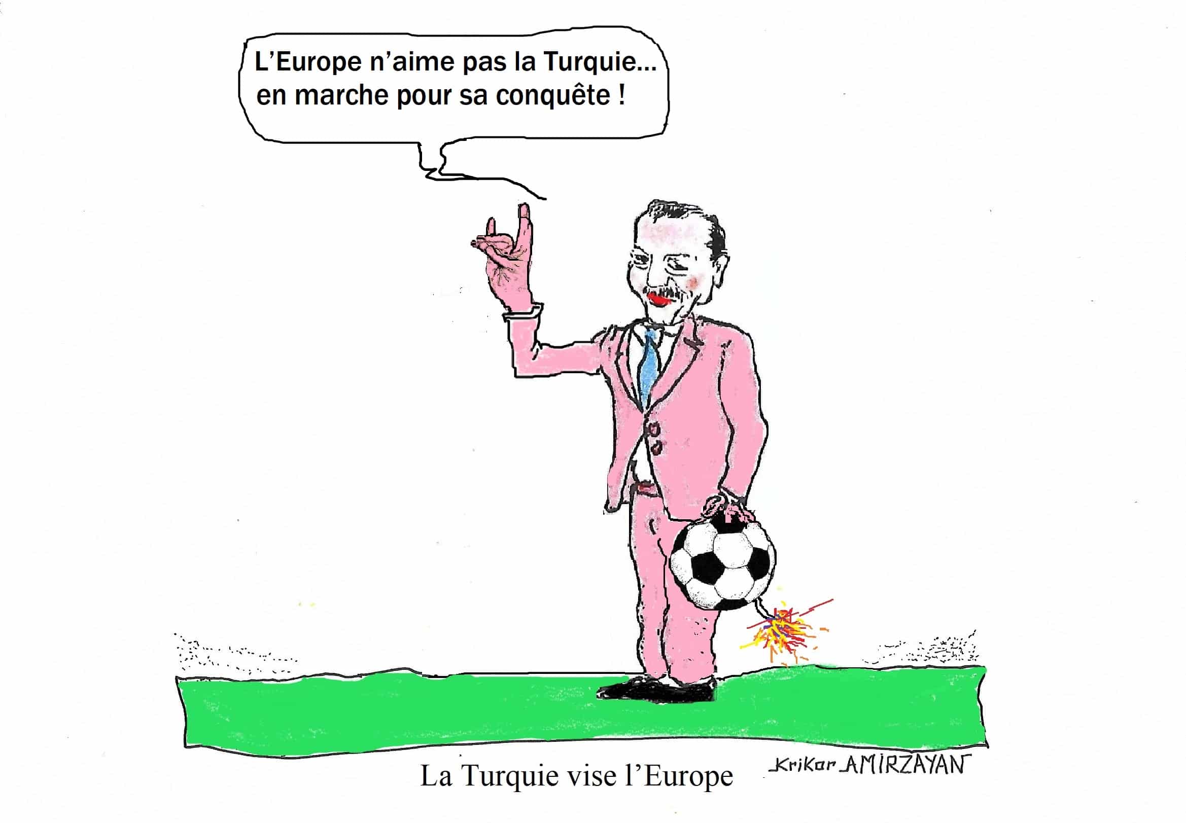 Erdogan considère la décision de l&rsquo;UEFA de disqualifier Demiral comme une punition pour la nation turque