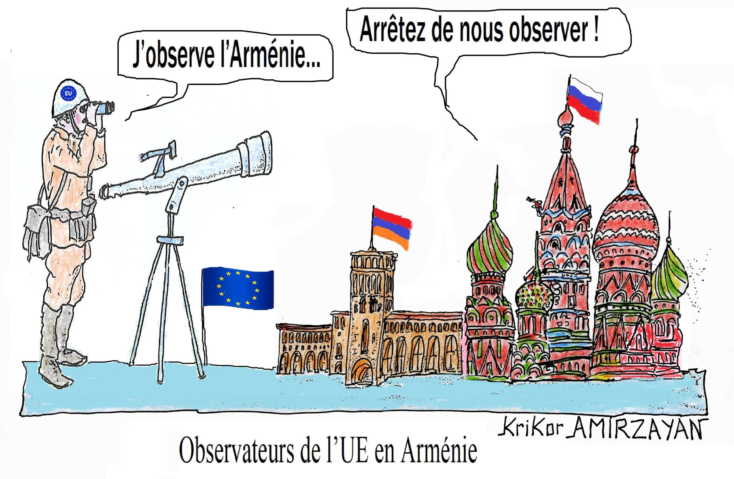 Moscou est préoccupé par la mission de l’UE en Arménie qui s’étend et menace de passer de temporaire à permanent