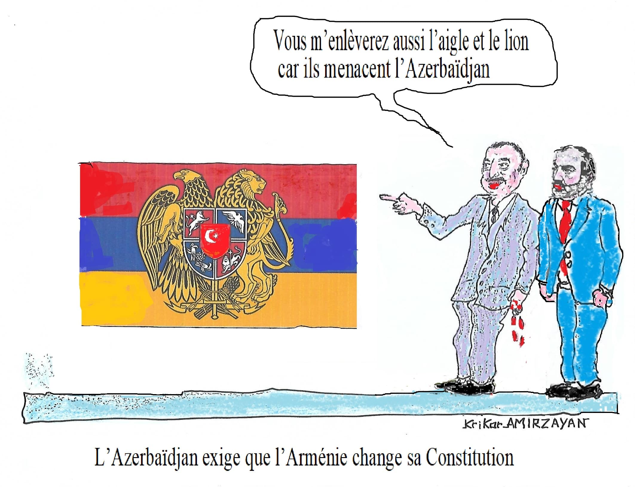 Aliev évoque les « ambitions territoriales » de l’Arménie et exige le changement de la Constitution de l’Arménie pour signer le traité de paix avec Yerevan