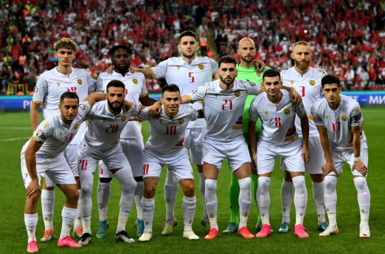 L&rsquo;équipe d’Arménie de football est 97ème au classement de la FIFA