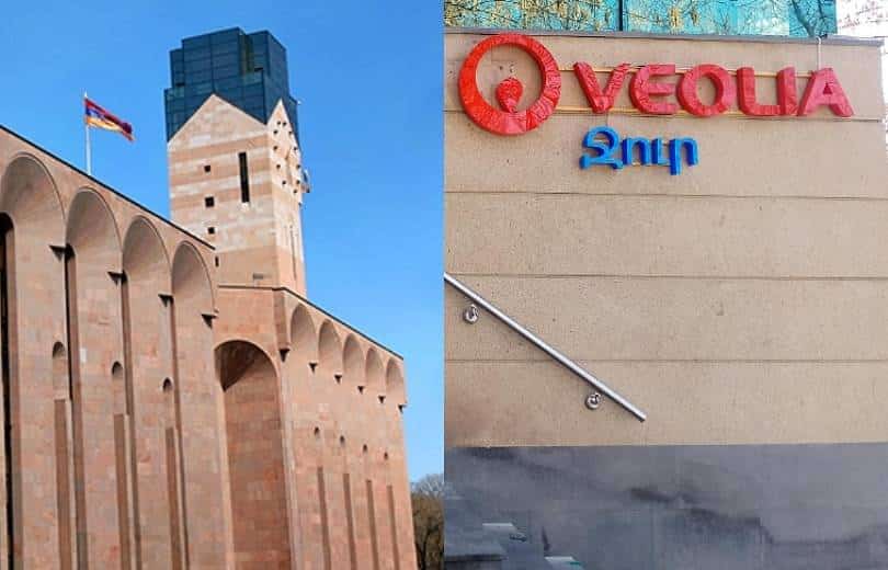La municipalité de la capitale arménienne propose de revoir le contrat portant sur l’eau avec Veolia