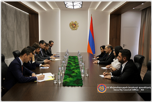 Le secrétaire du Conseil de sécurité arménien a discuté de coopération avec le Français Framatome
