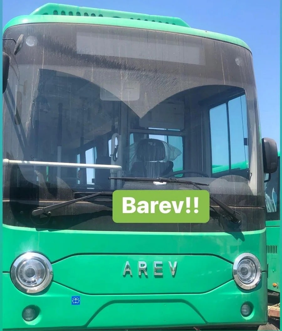 Les 5 bus électriques offerts par l&rsquo;Union européenne sont arrivés à Gumri la deuxième ville d&rsquo;Arménie