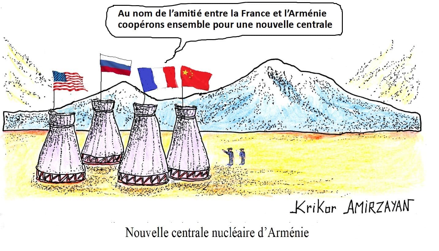 Une délégation française de Framatome en visite à la centrale thermonucléaire de Medzamor en Arménie