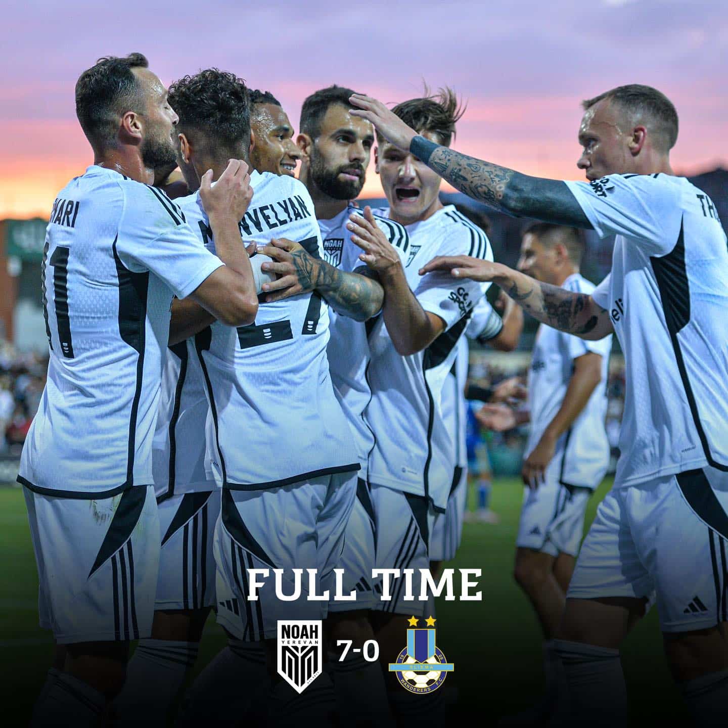« Noah » Yerevan, « Ararat-Armenia » Yerevan gagnent et « Urartu » Yerevan perd au 2e tour match aller du 2e tour de l’UEFA Conference League