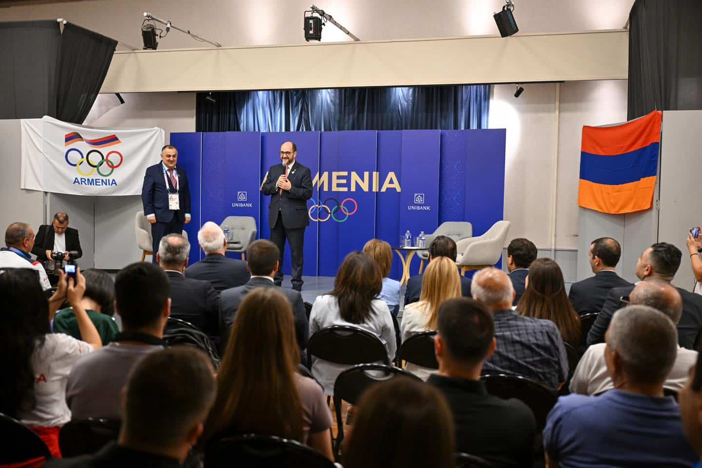 Inauguration de la Maison Olympique d&rsquo;Arménie à Paris en présence du Président de la République d&rsquo;Arménie