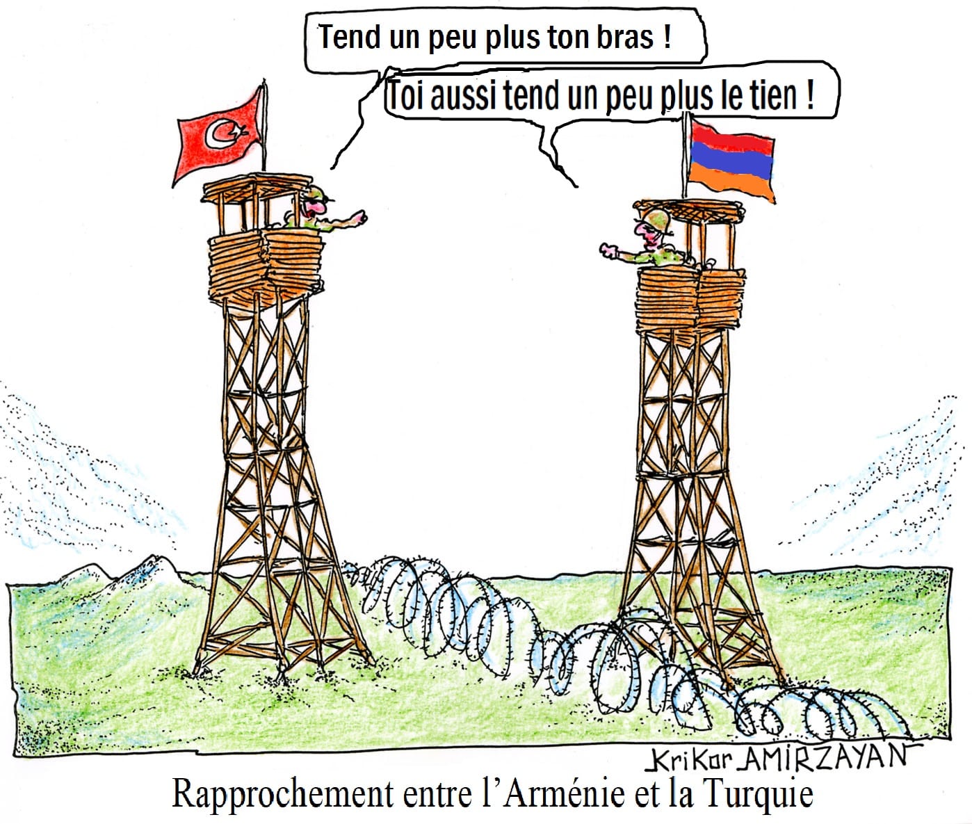 Rencontre entre émissaires turcs et arméniens mardi à la frontière