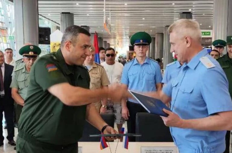 La Russie a transféré le contrôle de la frontière d&rsquo;État à l&rsquo;Arménie au point de contrôle aérien « Zvartnots » de Yerevan