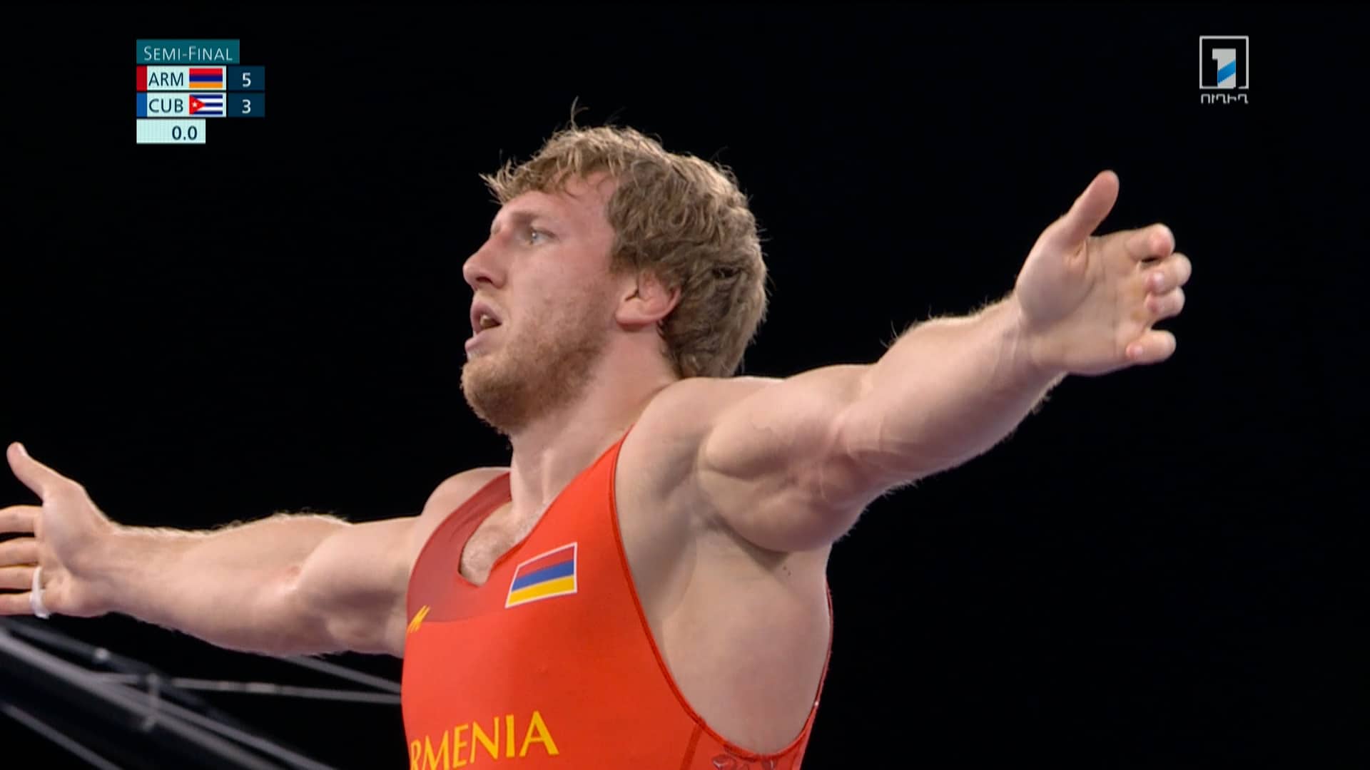 JO Paris-2024 : Artur Aleksanyan (Arménie, 97 kg) est en finale de lutte gréco-romaine et luttera demain pour son deuxième titre olympique