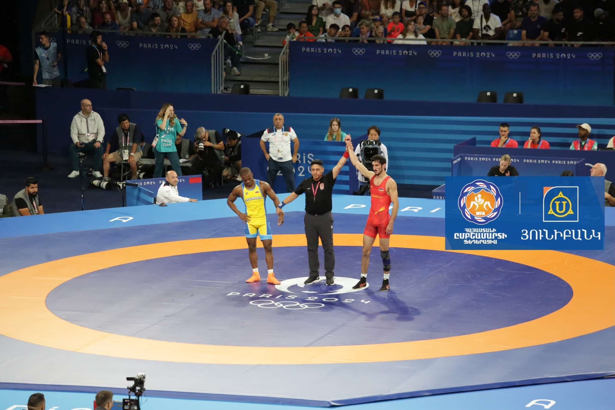 JO Paris-2024. Slavik Galstyan (Arménie) qualifié pour les 1/4 de finale des 67 kg de lutte gréco-romaine