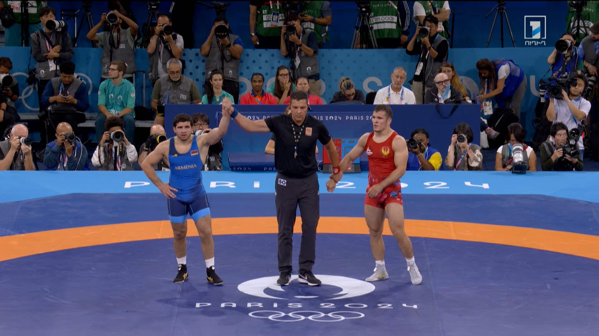 JO Paris-2024. Malkhas Amoyan, en lutte gréco-romaine (77 kg) gagne pour l’Arménie une médaille de bronze aux JO de Paris en s’imposant sur l’Arménien Aram Vardanyan représentant l’Ouzbékistan