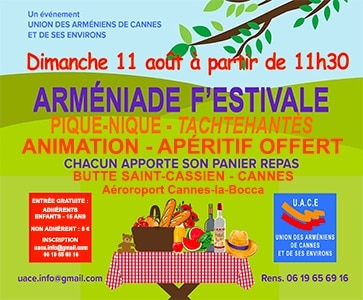 PIQUE-NIQUE / TACHTEHANTÈS dans un écrin de verdure cannois