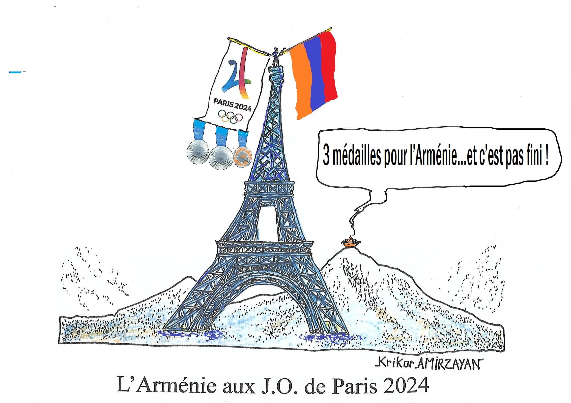 L’Arménie a 3 participants pour cette dernière journée avec Vazgen Tevanyan en lutte libre, Garik Karapetyan et Varazdat Lalayan en haltérophilie