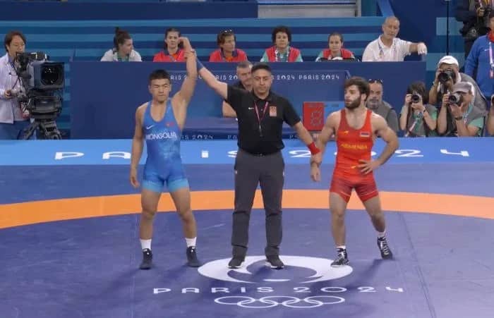 JO Paris-2024. Vazgen Tevanyan (Arménie) n&rsquo;a pas pu atteindre les demi-finales de lutte libre (65 kg)