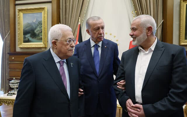 Abbas et Erdogan discutent d&rsquo;un cessez-le-feu à Gaza