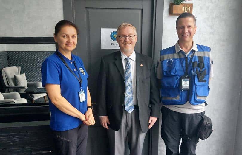 L&rsquo;ambassadeur du Canada en Arménie a rencontré les employés de la mission d&rsquo;observation de l&rsquo;UE à Kapan dans la région de Syunik (Arménie)