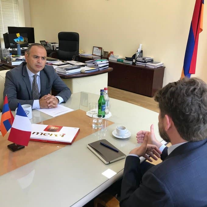 Échange avec M. Zareh Sinanyan : la diaspora arménienne en France est la troisième au monde