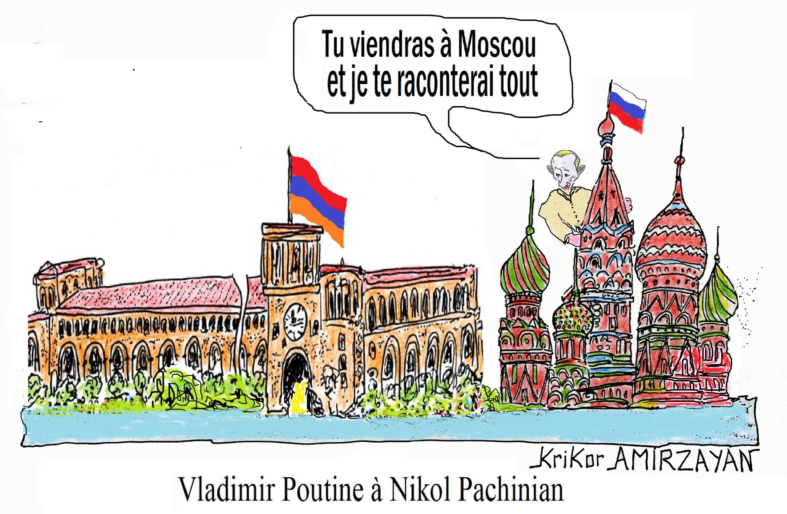 Vladimir Poutine a informé Nikol Pachinian des impressions de sa visite en Azerbaïdjan, et a décidé d’une rencontre avec le Premier ministre arménien