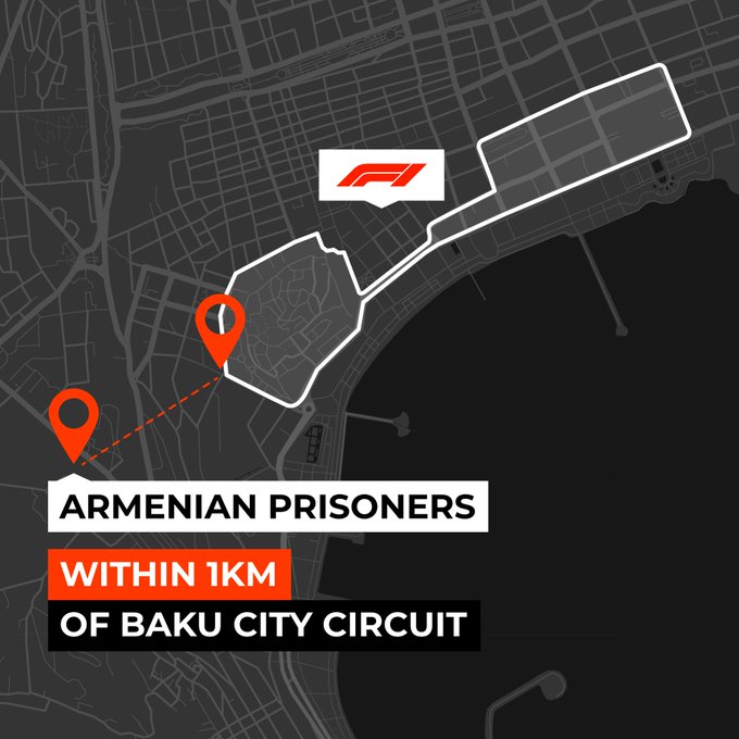 Le Grand Prix d&rsquo;Azerbaïdjan et les prisonniers arméniens