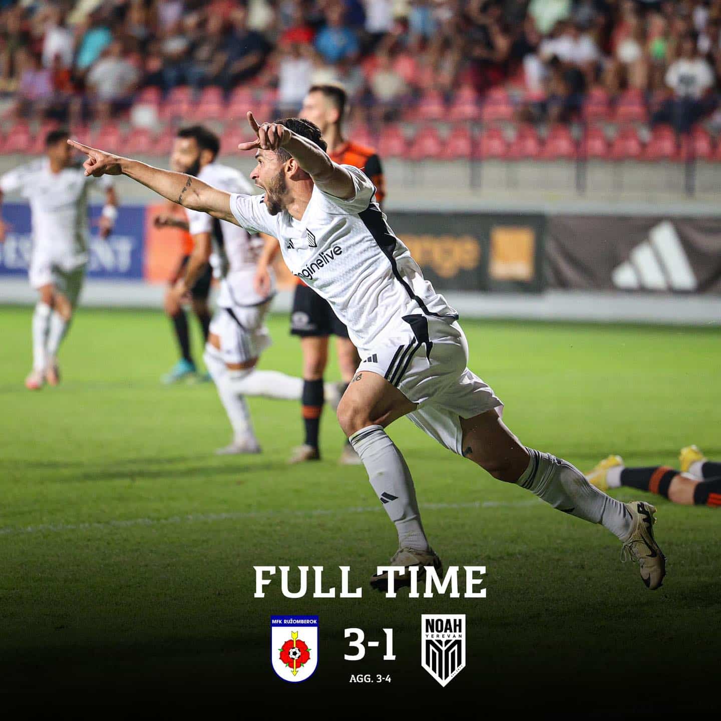 Exploit : Le vice-champion d’Arménie « Noah » Yerevan s&rsquo;est qualifié pour la phase de groupes de l’UEFA Conference League, « Pyunik » Yerevan éliminé