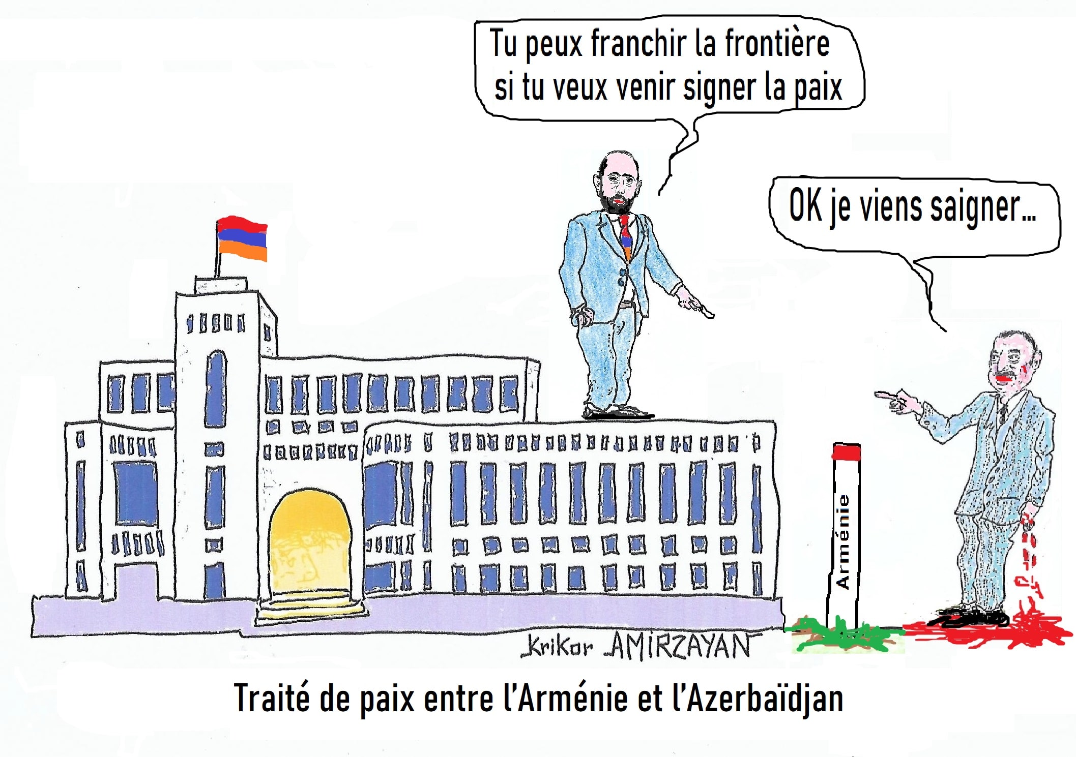 L&rsquo;Arménie et l&rsquo;Azerbaïdjan ont signé le règlement sur l&rsquo;activité conjointe des commissions de démarcation des frontières