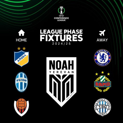 UEFA Conference League : le vice-champion d’Arménie « Noah » Yerevan jouera contre Chelsea