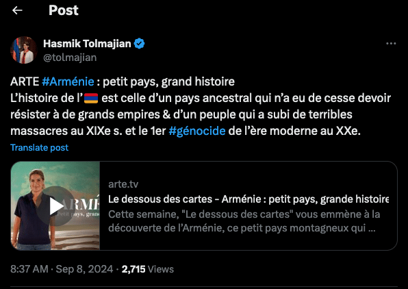 L’histoire de l’🇦🇲 est celle d’un pays ancestral qui n’a eu de cesse devoir résister à de grands empires